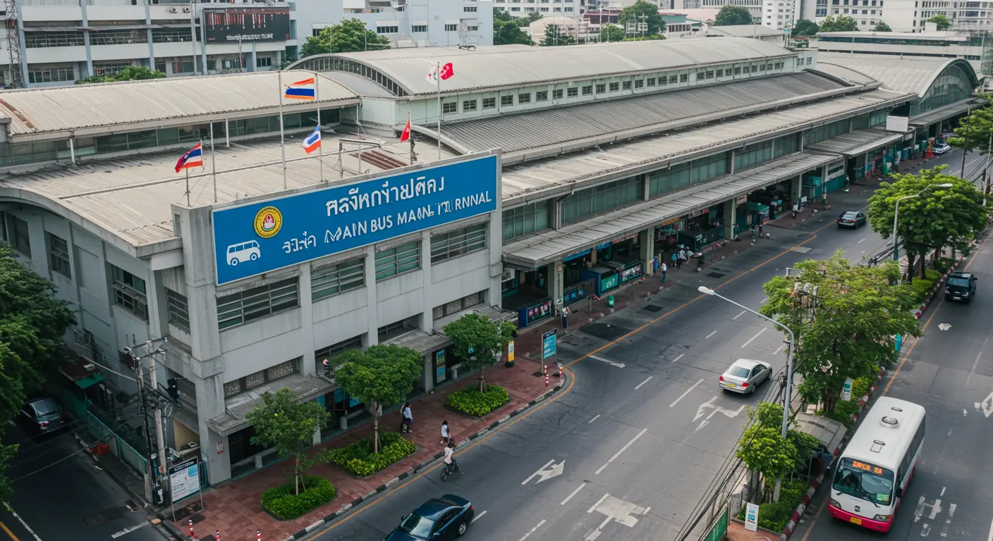 bangkok Main bus Station - Destination point for buri-ram to bangkok route