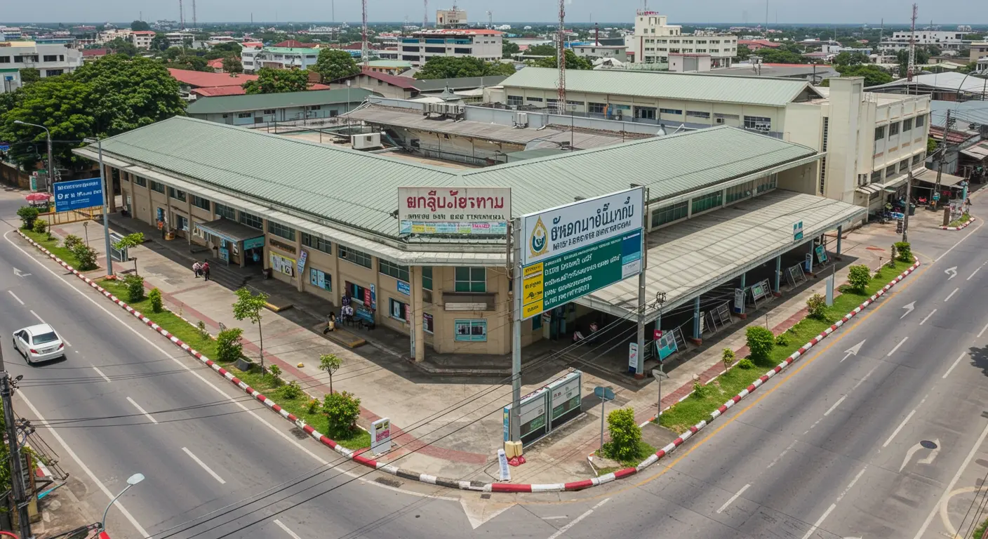 buri-ram Main bus Station - Destination point for nakhon-ratchasima to buri-ram route