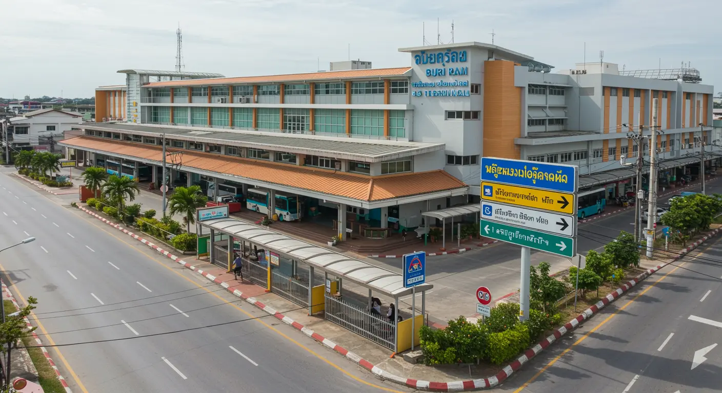 buri-ram Main bus Station - Origin point for buri-ram to korat route