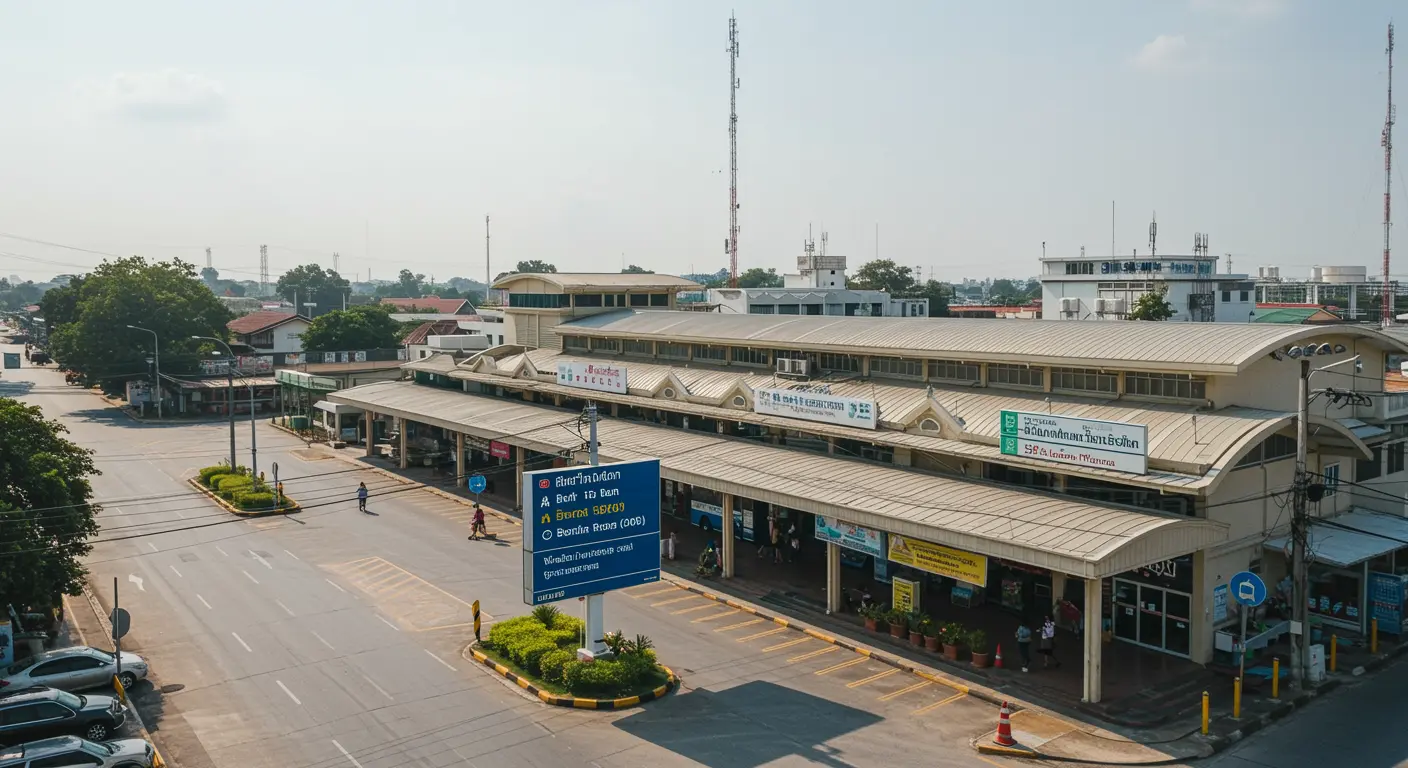buri-ram Main bus Station - Origin point for buri-ram to rayong route