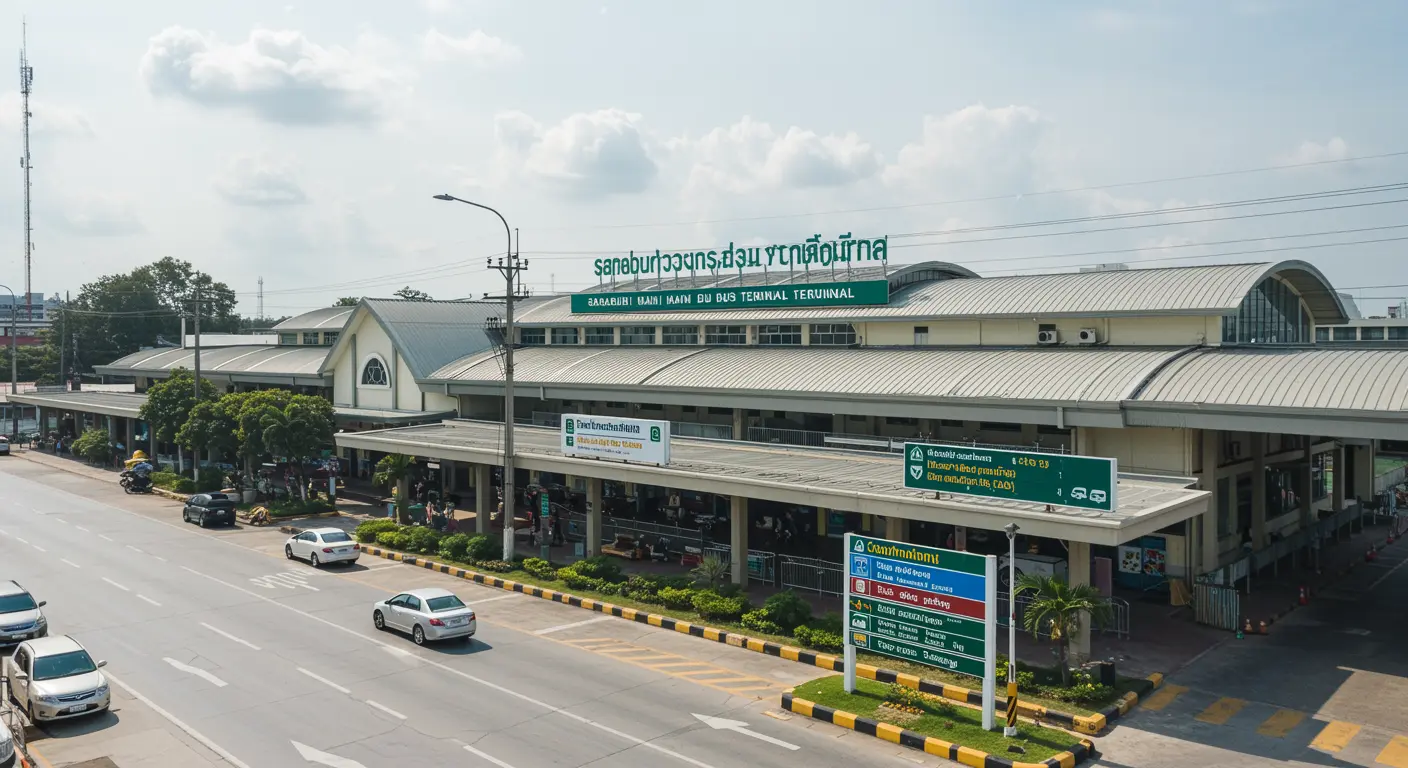 saraburi Main bus Station - Destination point for buri-ram to saraburi route