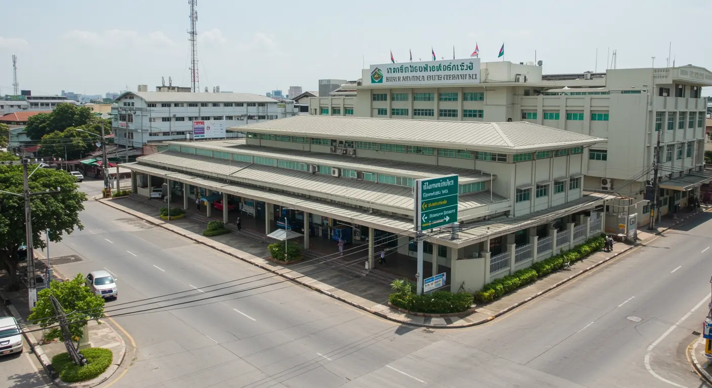 buri-ram Main bus Station - Origin point for buri-ram to sisaket route