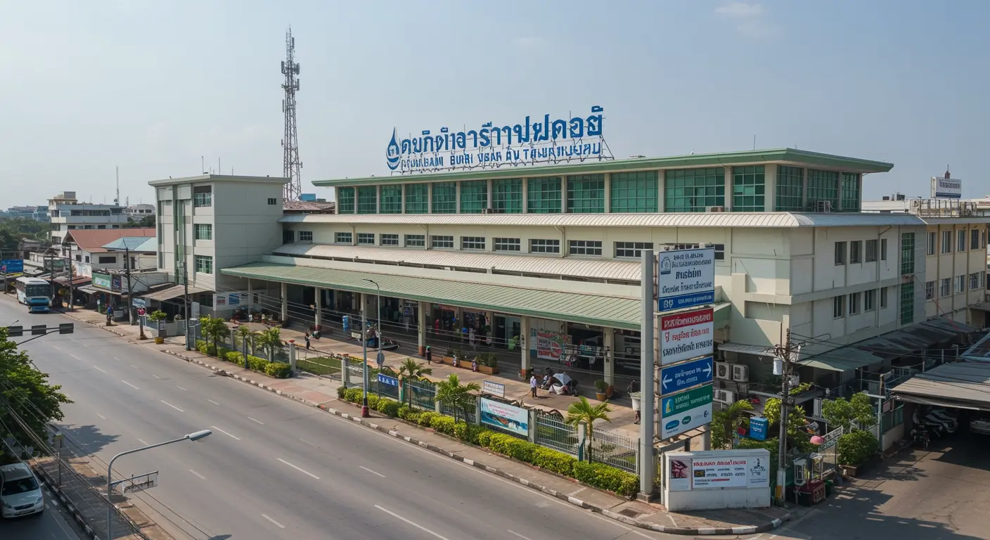 buri-ram Main bus Station - Origin point for buri-ram to surin route