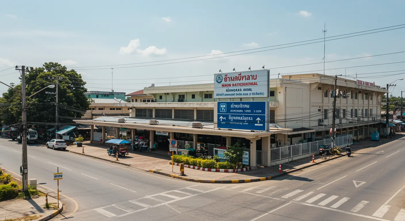 ubon-ratchathani Main bus Station - Destination point for buri-ram to ubon-ratchathani route