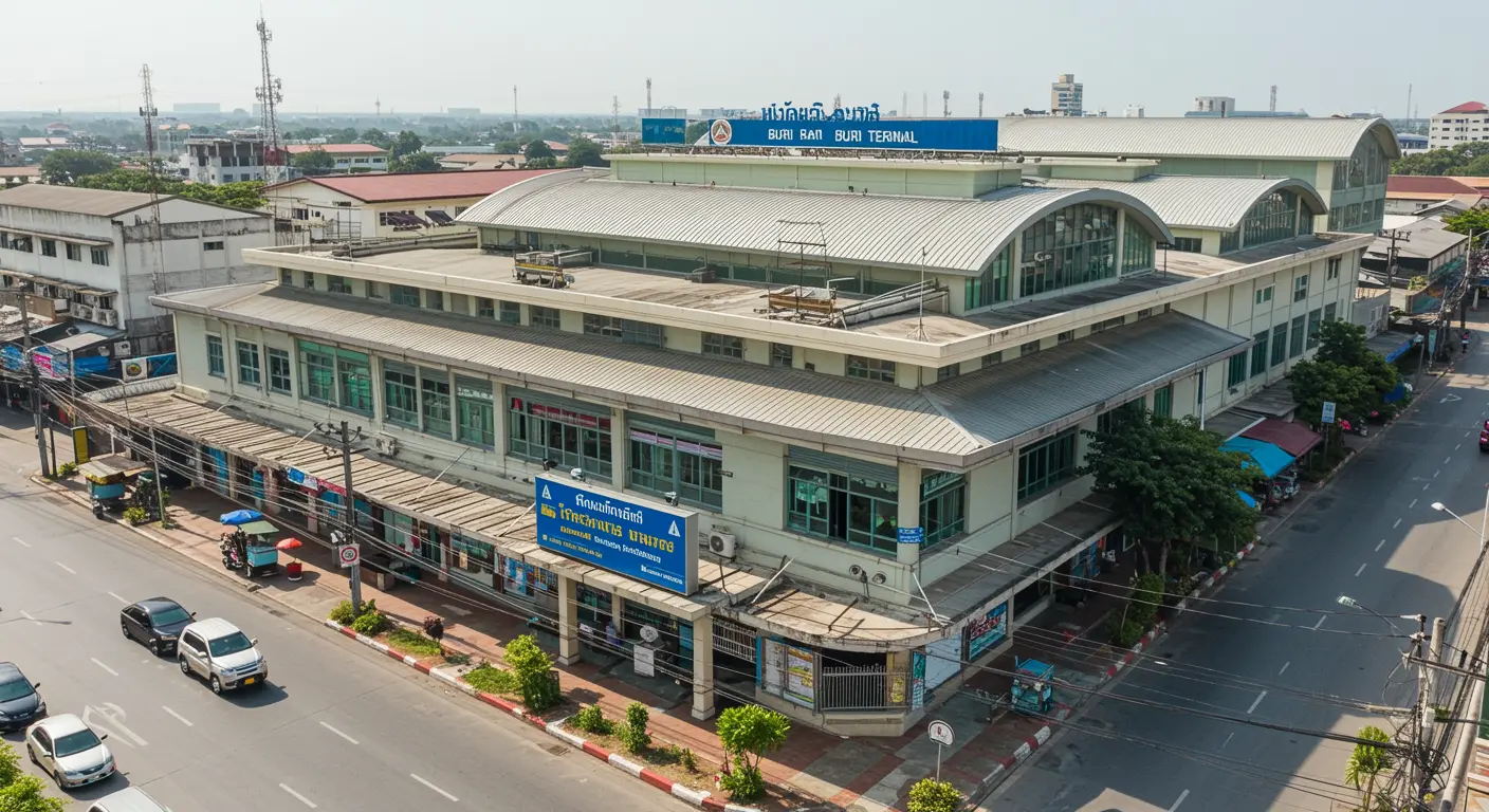 buri-ram Main bus Station - Origin point for buri-ram to ubon-ratchathani route