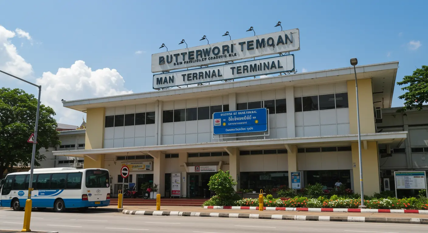 butterworth Main bus Station - Origin point for butterworth to hua-hin route