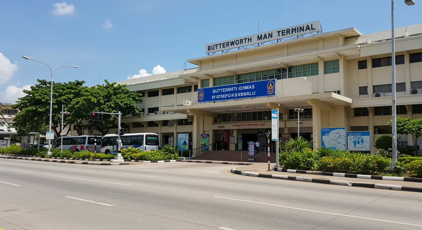 butterworth Main bus Station - Origin point for butterworth to koh-lanta route