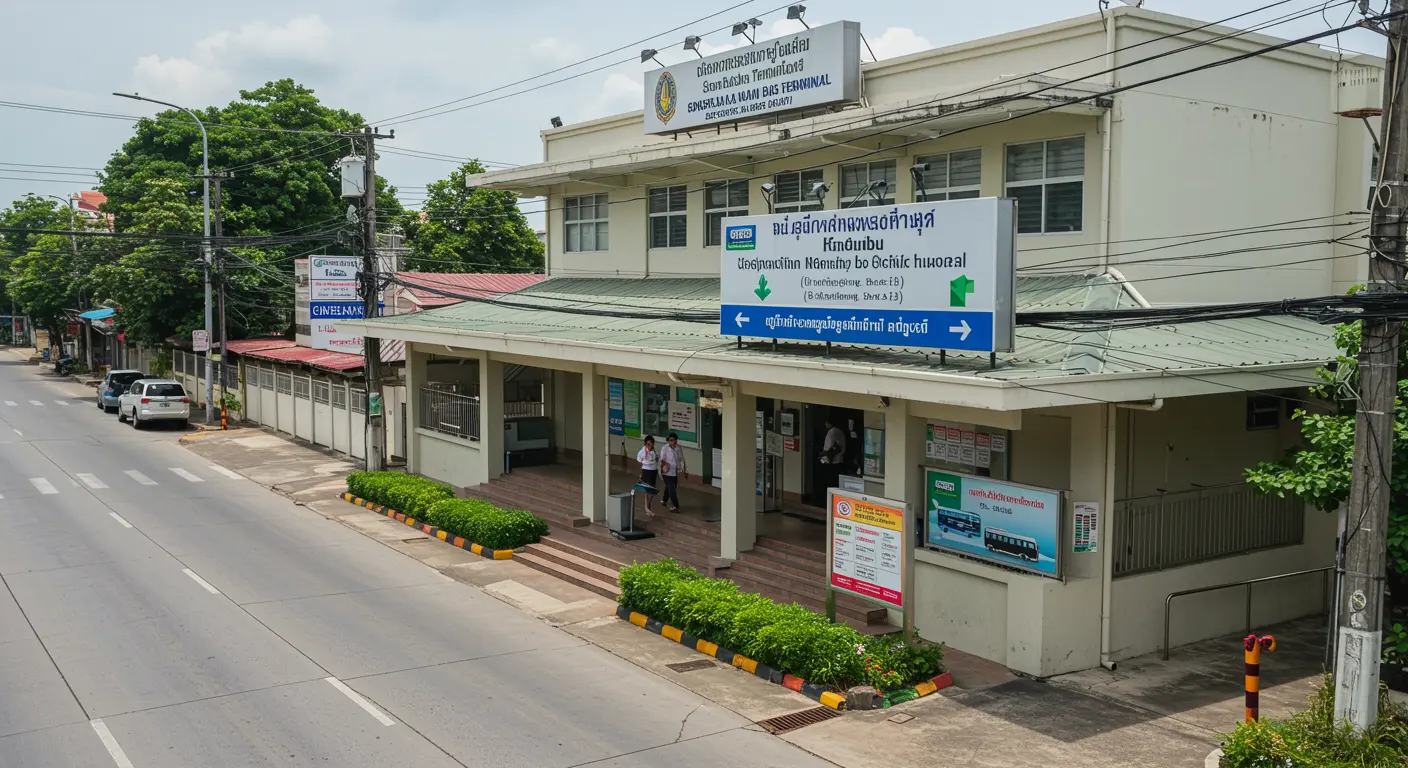 songkhla Main bus Station - Destination point for butterworth to songkhla route
