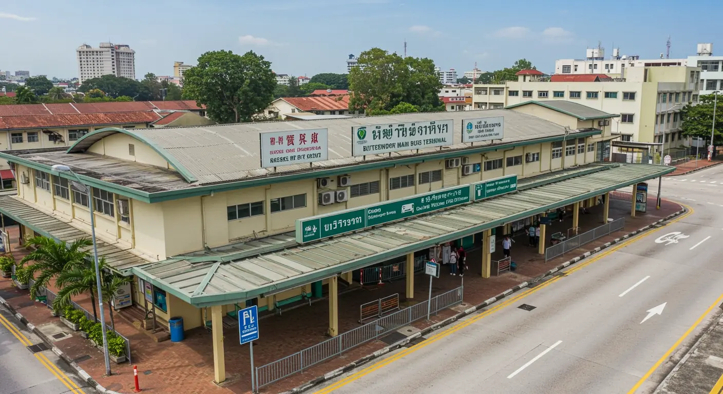 butterworth Main bus Station - Origin point for butterworth to songkhla route