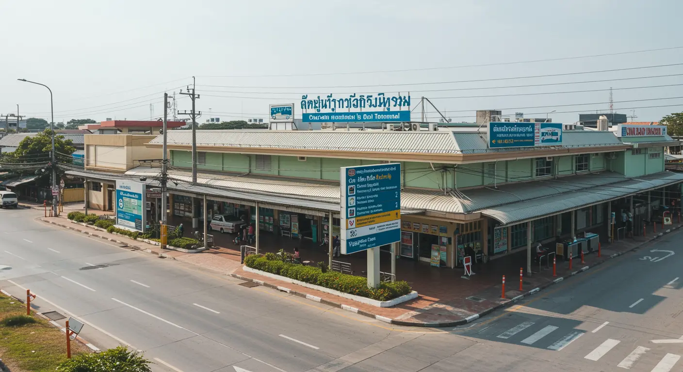 cha-am Main bus Station - Origin point for cha-am to bangkok route