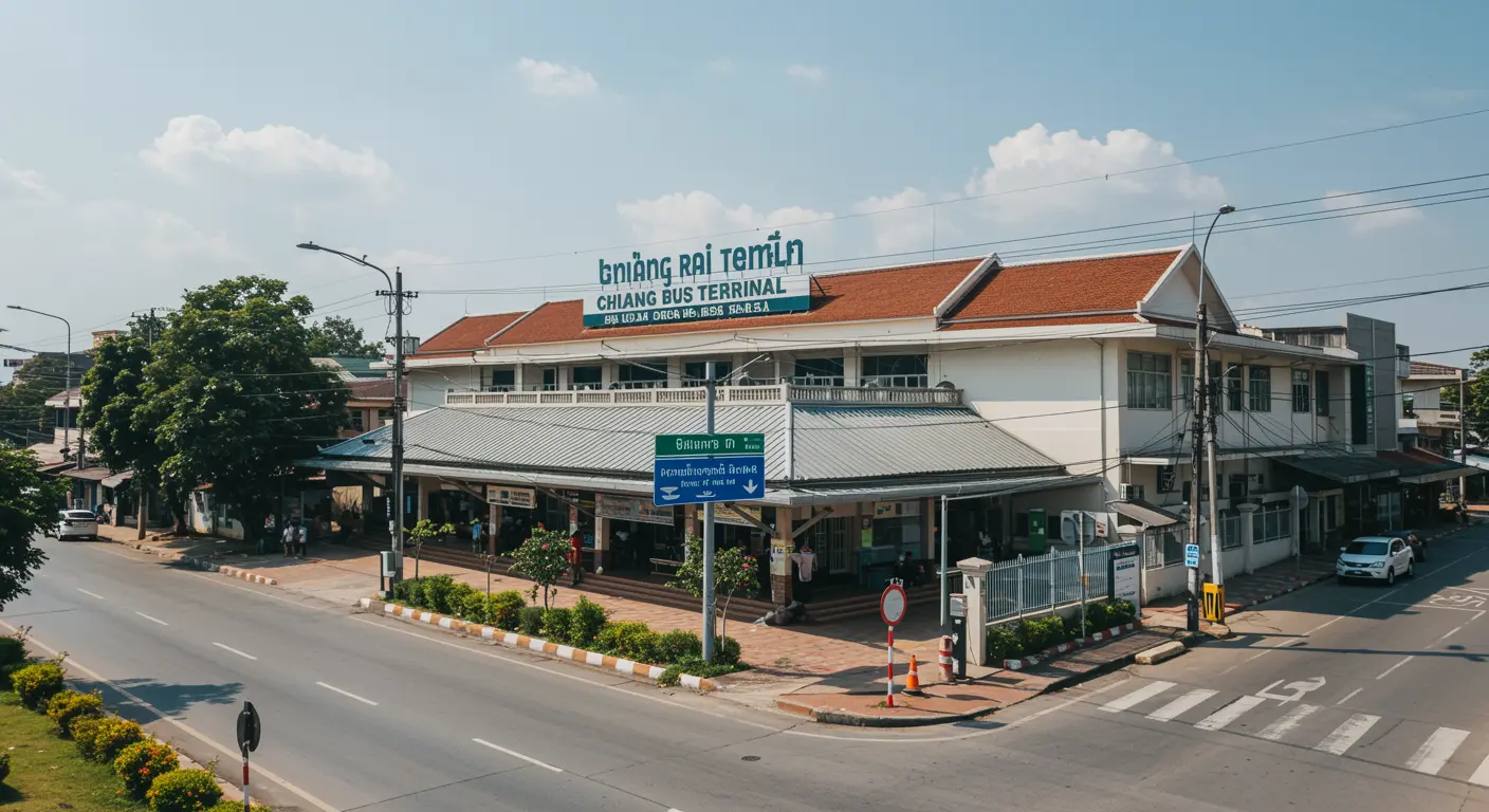 chiang-rai Main bus Station - Origin point for chiang-rai to bangkok route
