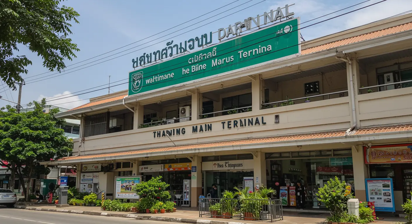da-nang Main bus Station - Destination point for chiang-mai to da-nang route