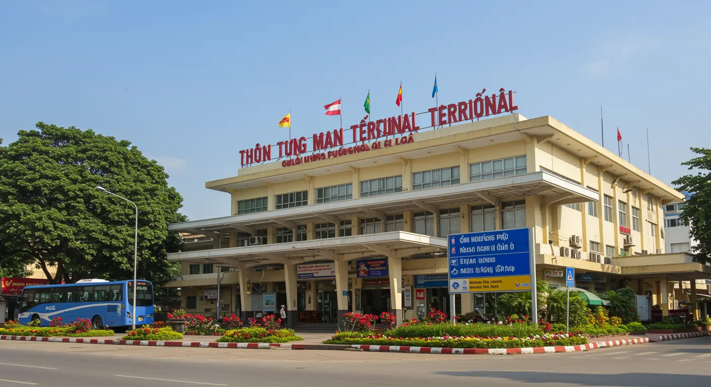 hanoi Main bus Station - Destination point for chiang-mai to hanoi route