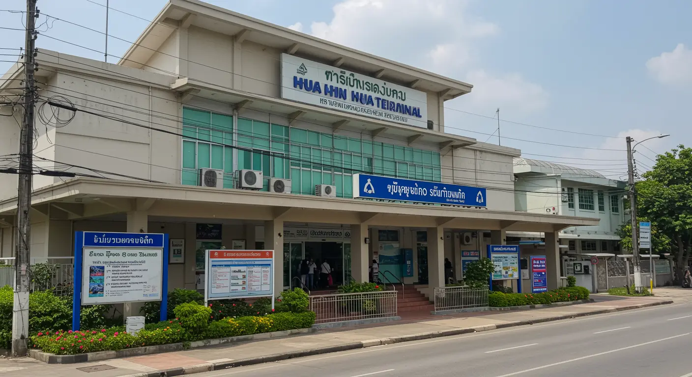 hua-hin Main bus Station - Origin point for hua-hin to bangkok route