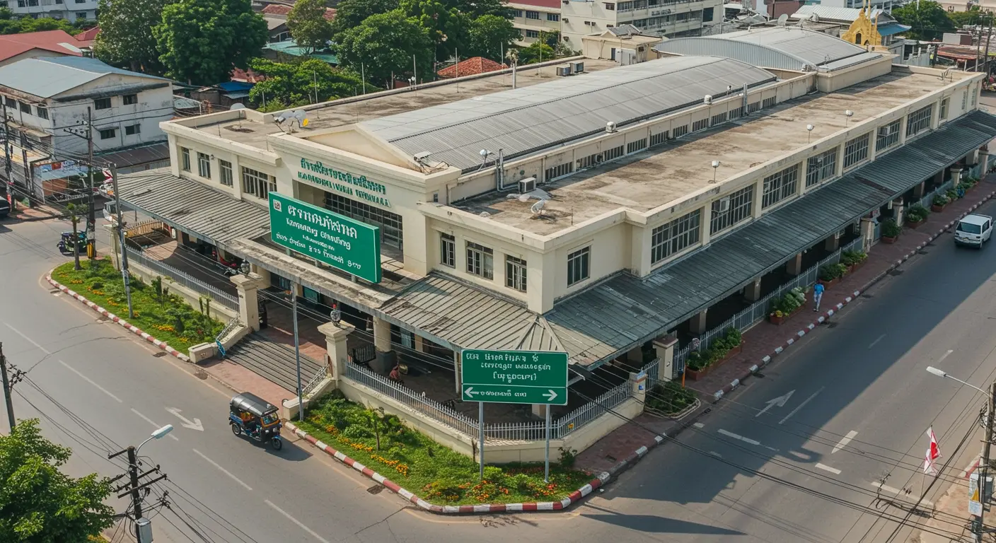 kampong-chhnang Main bus Station - Origin point for kampong-chhnang to bangkok route