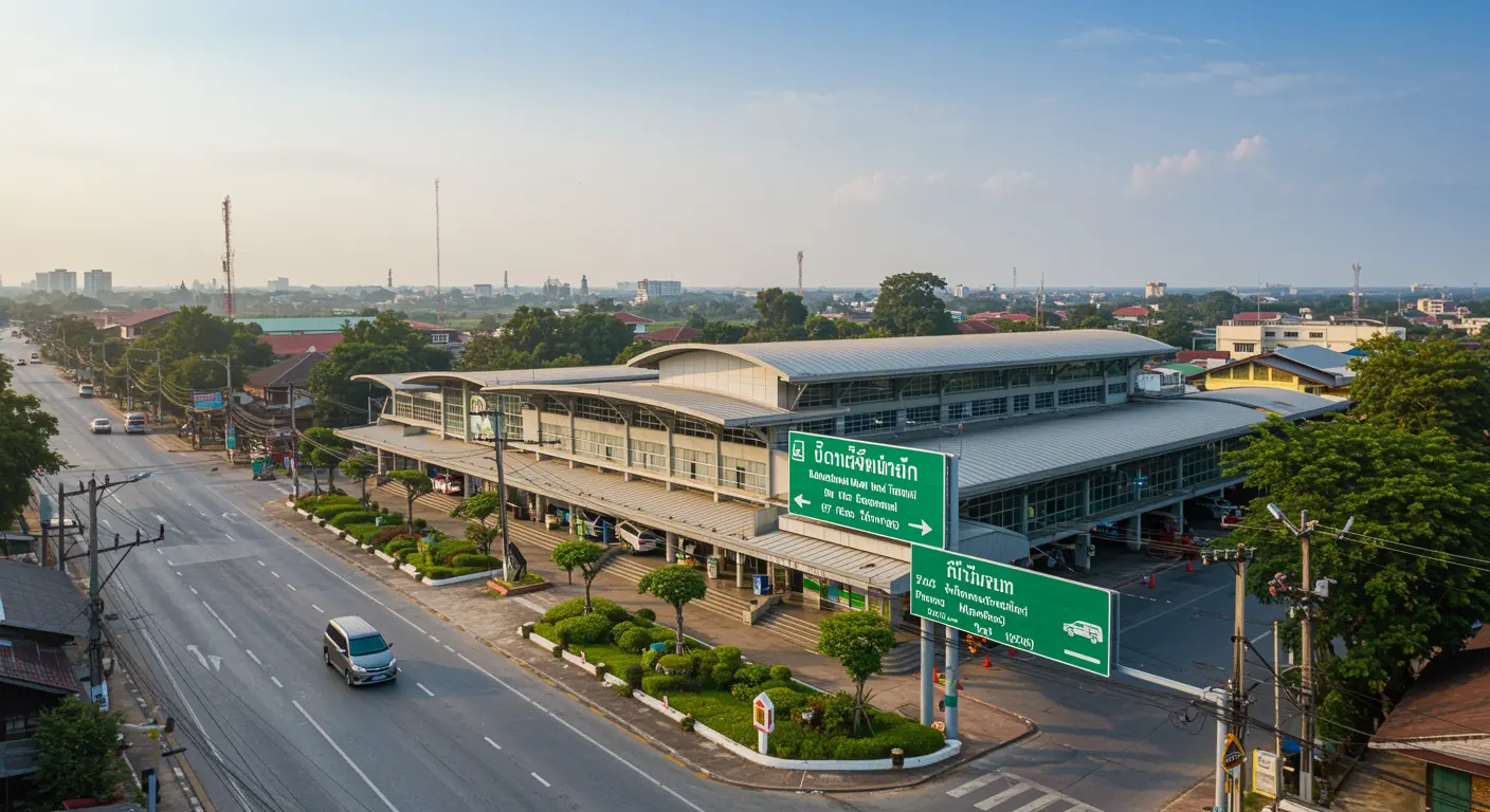 kanchanaburi Main bus Station - Origin point for kanchanaburi to bangkok route