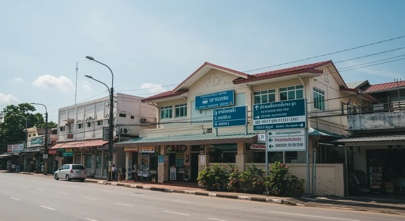 karon Main bus Station - Origin point for karon to khao-lak route