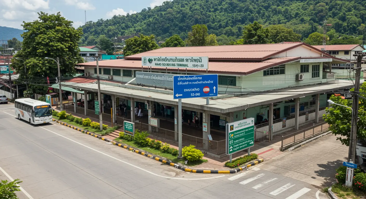 khao-sok Main bus Station - Origin point for khao-sok to bangkok route