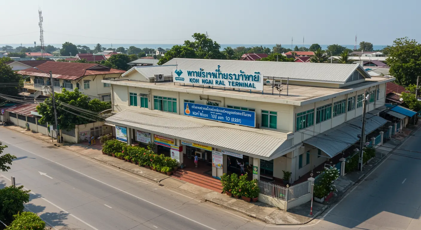koh-ngai Main bus Station - Origin point for koh-ngai to ao-nang route