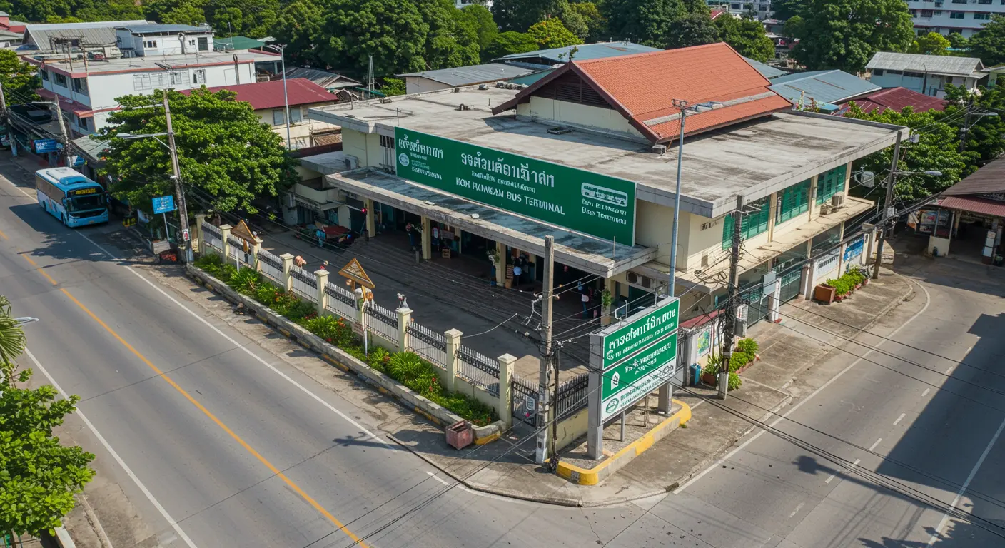 koh-phangan Main bus Station - Origin point for koh-phangan to bangkok route