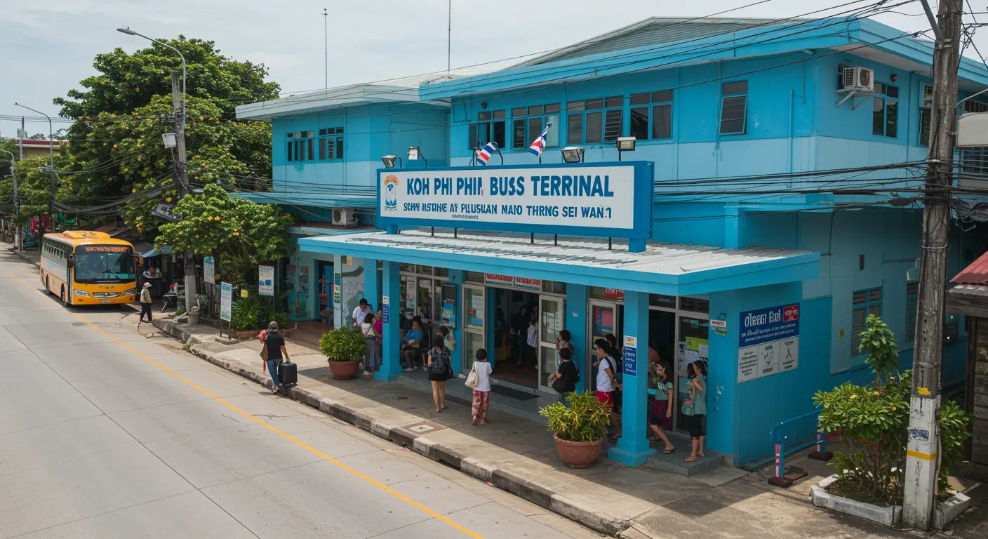 koh-phi-phi Main bus Station - Origin point for koh-phi-phi to bangkok route