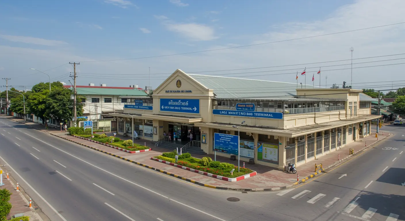 loei Main bus Station - Origin point for loei to bangkok route