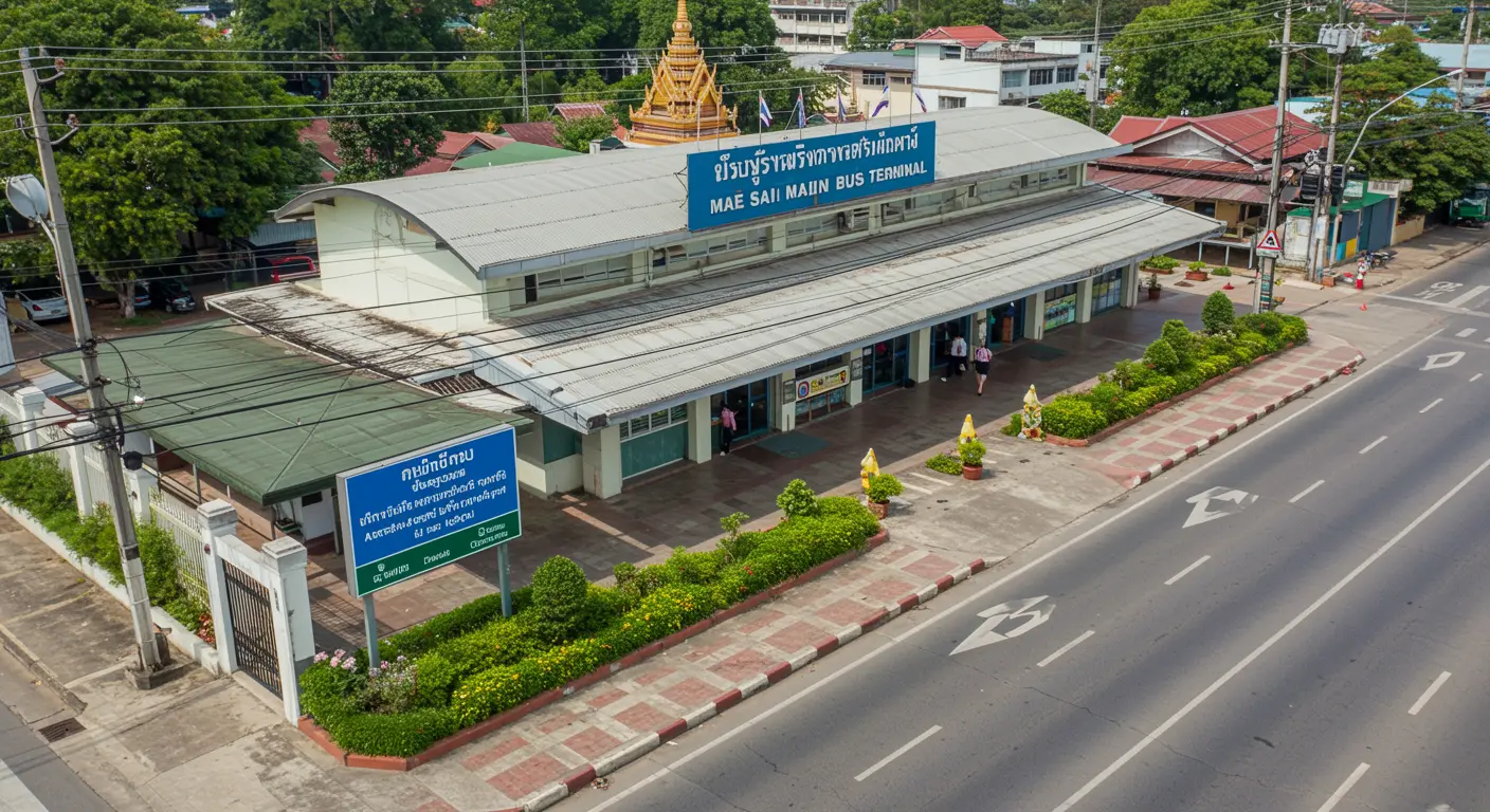 mae-sai Main bus Station - Origin point for mae-sai to bangkok route