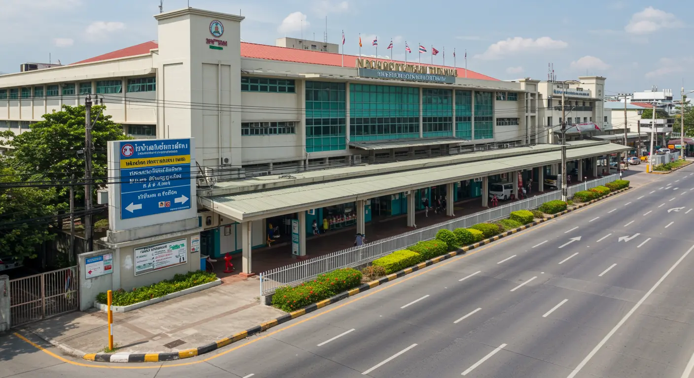 nakhon-pathom Main bus Station - Origin point for nakhon-pathom to chumphon route