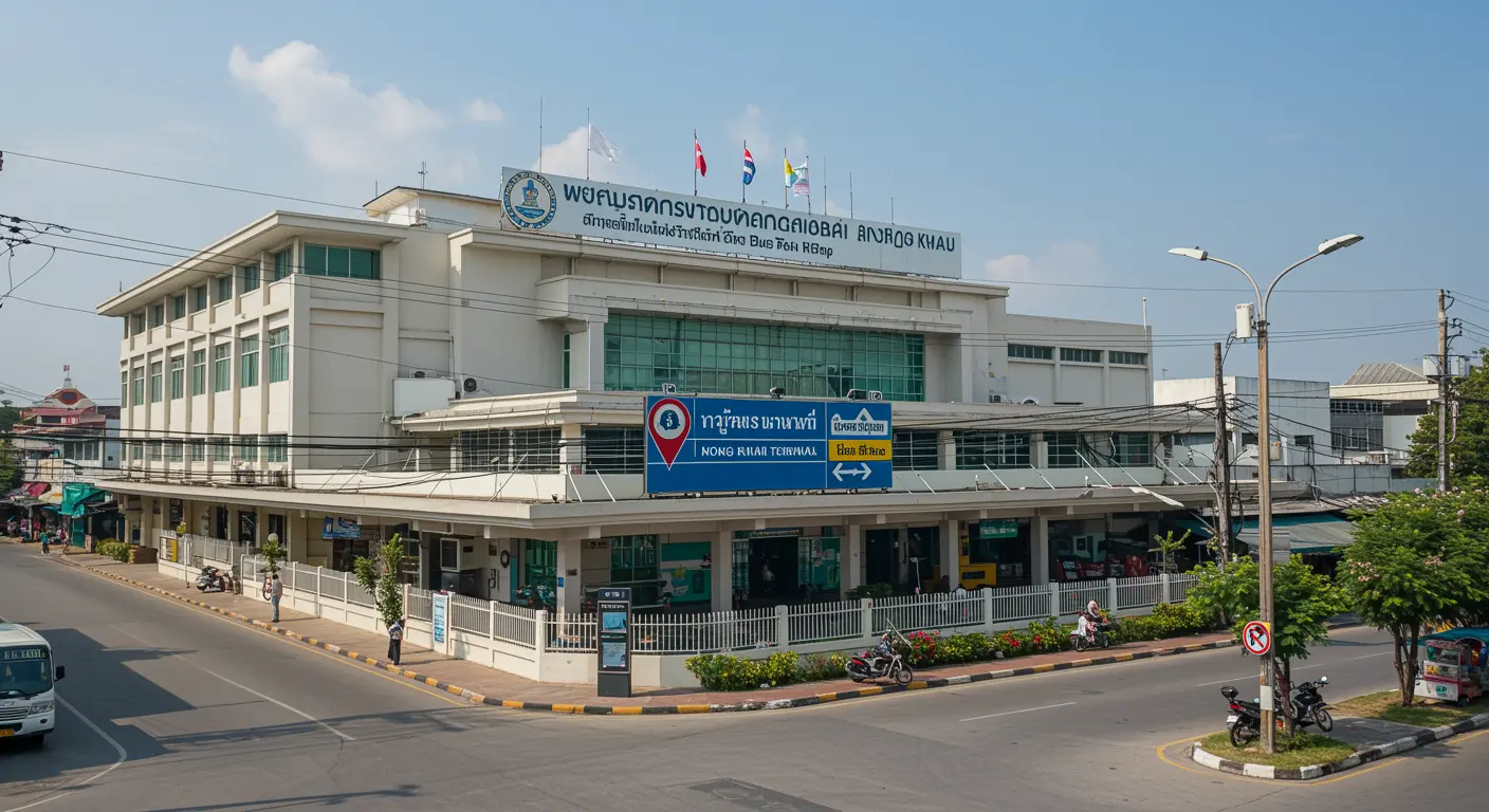 nong-khai Main bus Station - Origin point for nong-khai to bangkok route