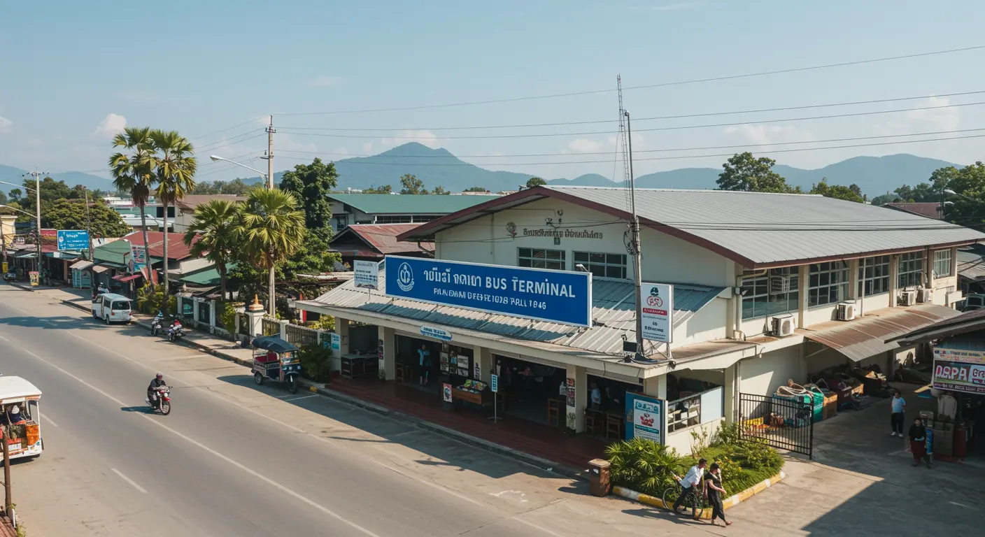 pai Main bus Station - Destination point for chiang-mai to pai route