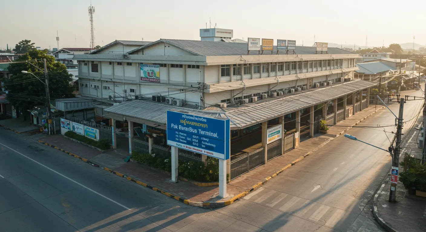 pak-bara Main bus Station - Destination point for trang to pak-bara route