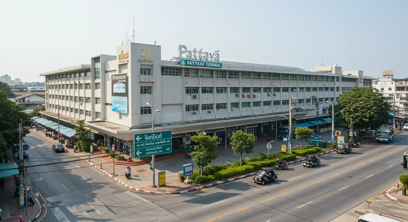 pattaya Main bus Station - Destination point for koh-mak to pattaya route