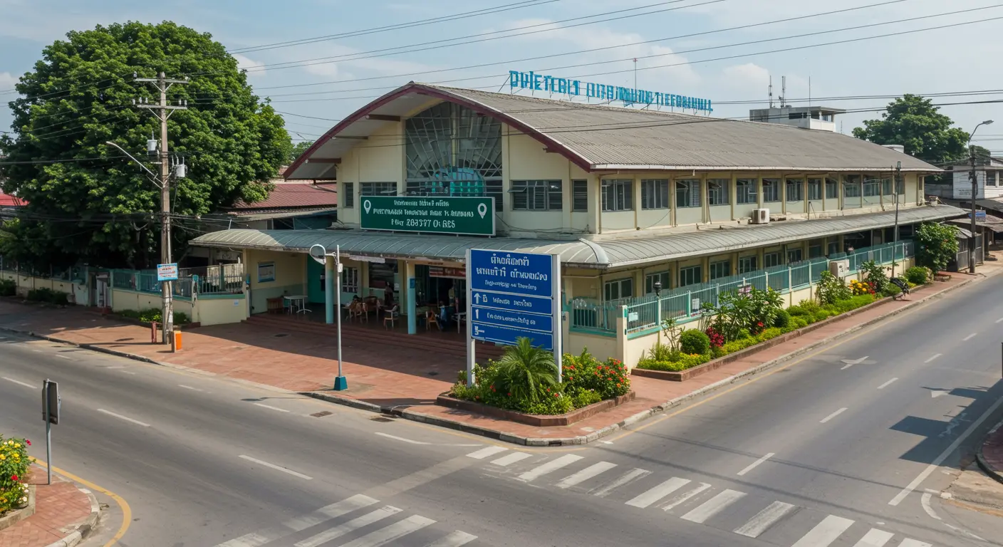 phetchabun Main bus Station - Destination point for mae-sot to phetchabun route