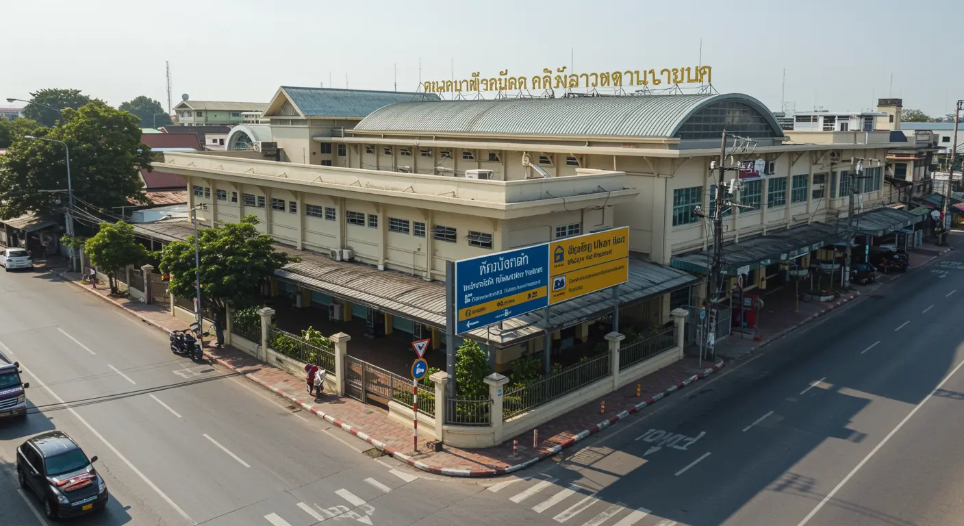 phitsanulok Main bus Station - Destination point for chiang-rai to phitsanulok route