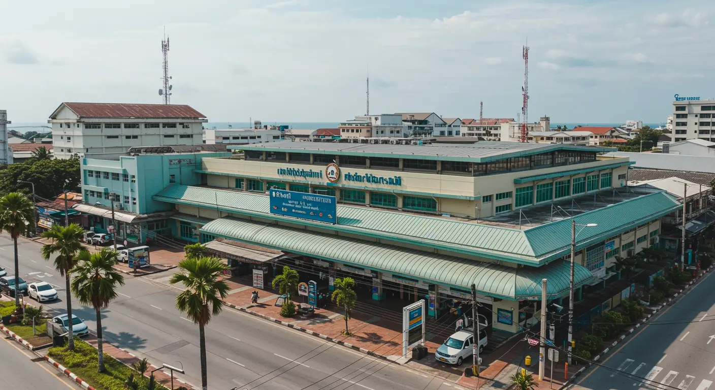 phuket Main bus Station - Destination point for khao-lak to phuket route