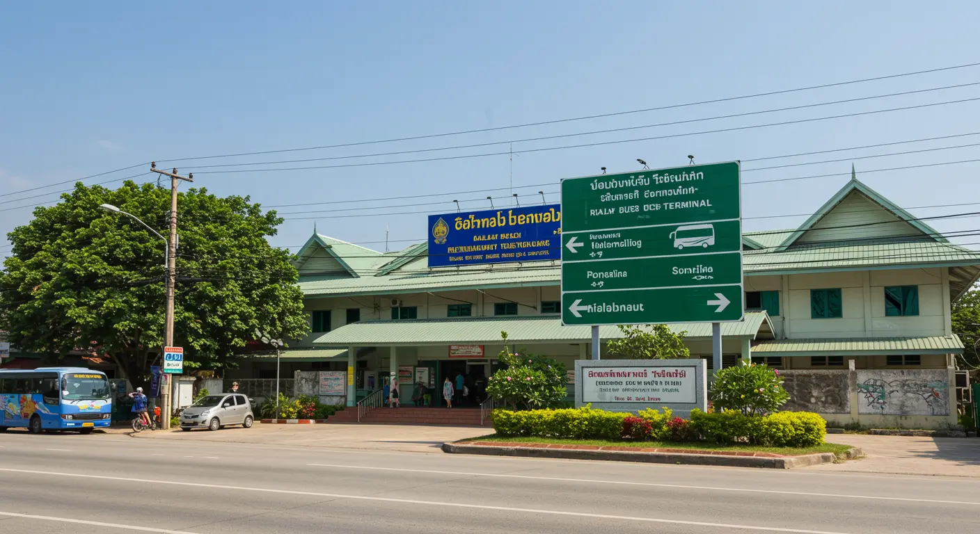 railay-beach Main bus Station - Destination point for koh-phangan to railay-beach route