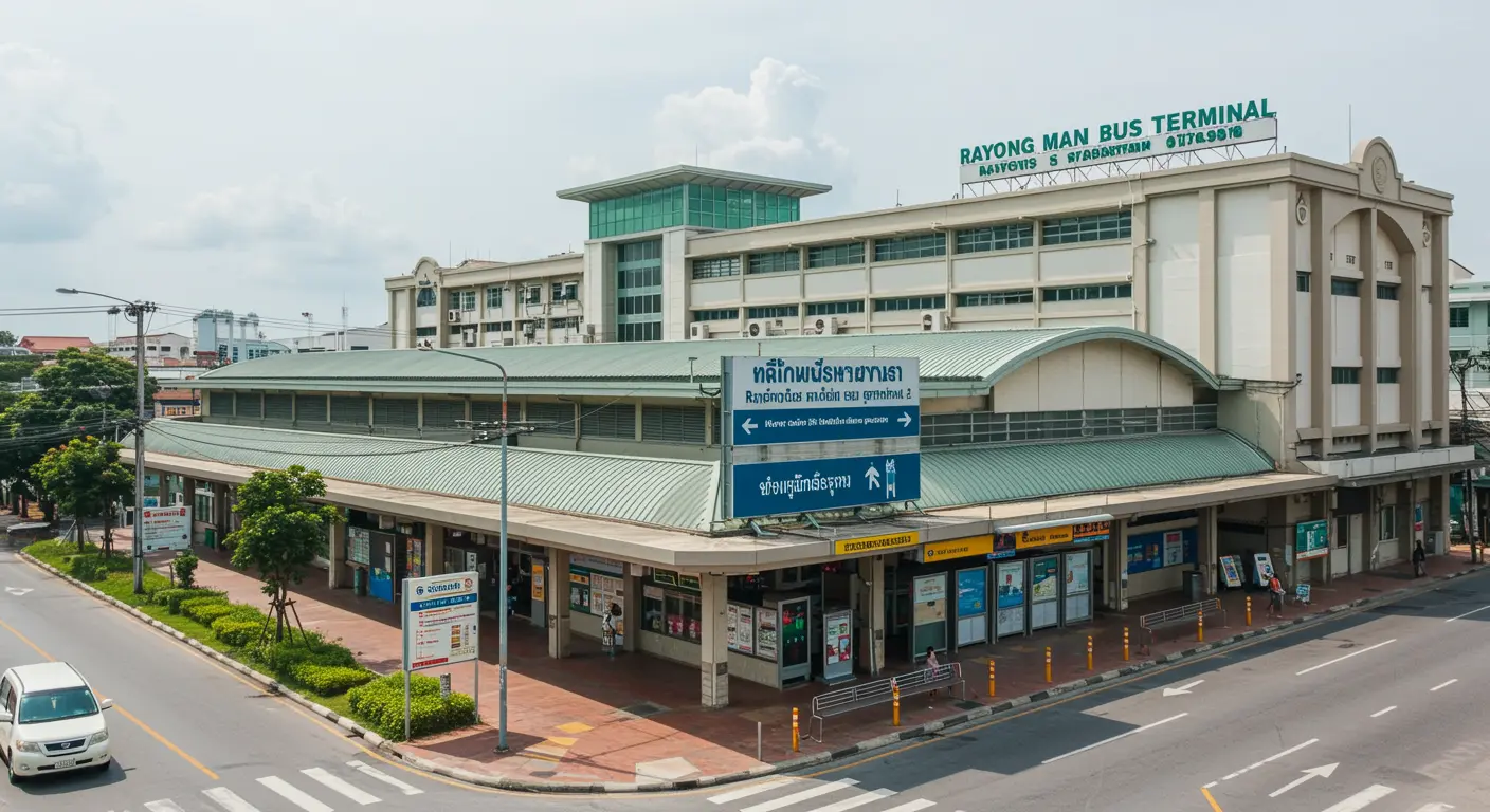 rayong Main bus Station - Destination point for koh-mak to rayong route