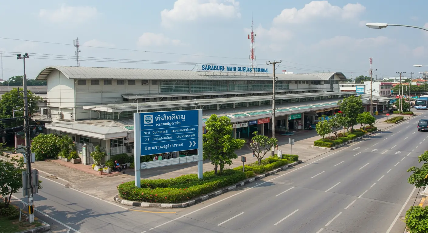 saraburi Main bus Station - Destination point for nakhon-ratchasima to saraburi route