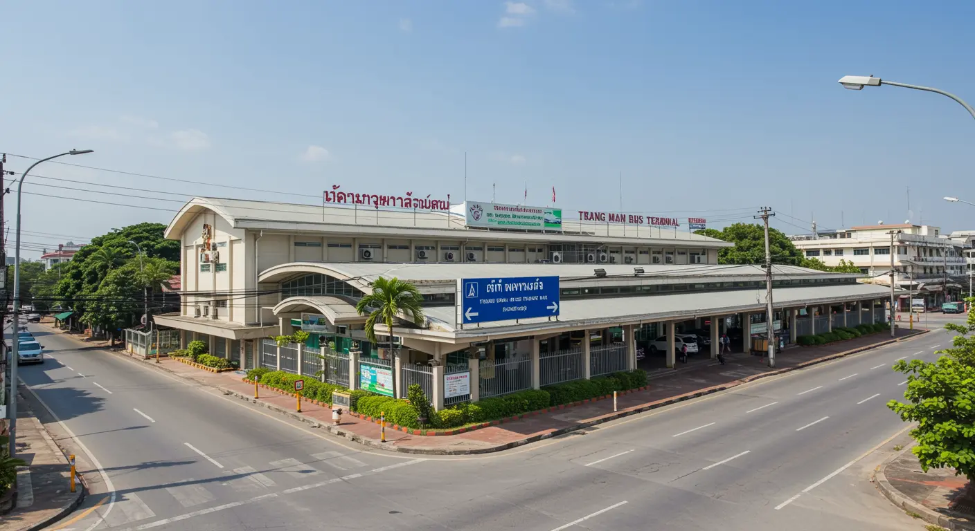trang Main bus Station - Destination point for khao-lak to trang route