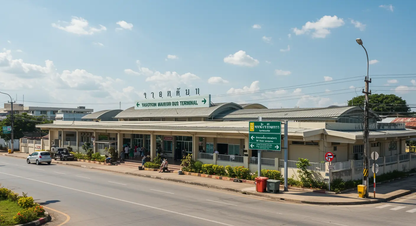 yasothon Main bus Station - Destination point for nakhon-ratchasima to yasothon route