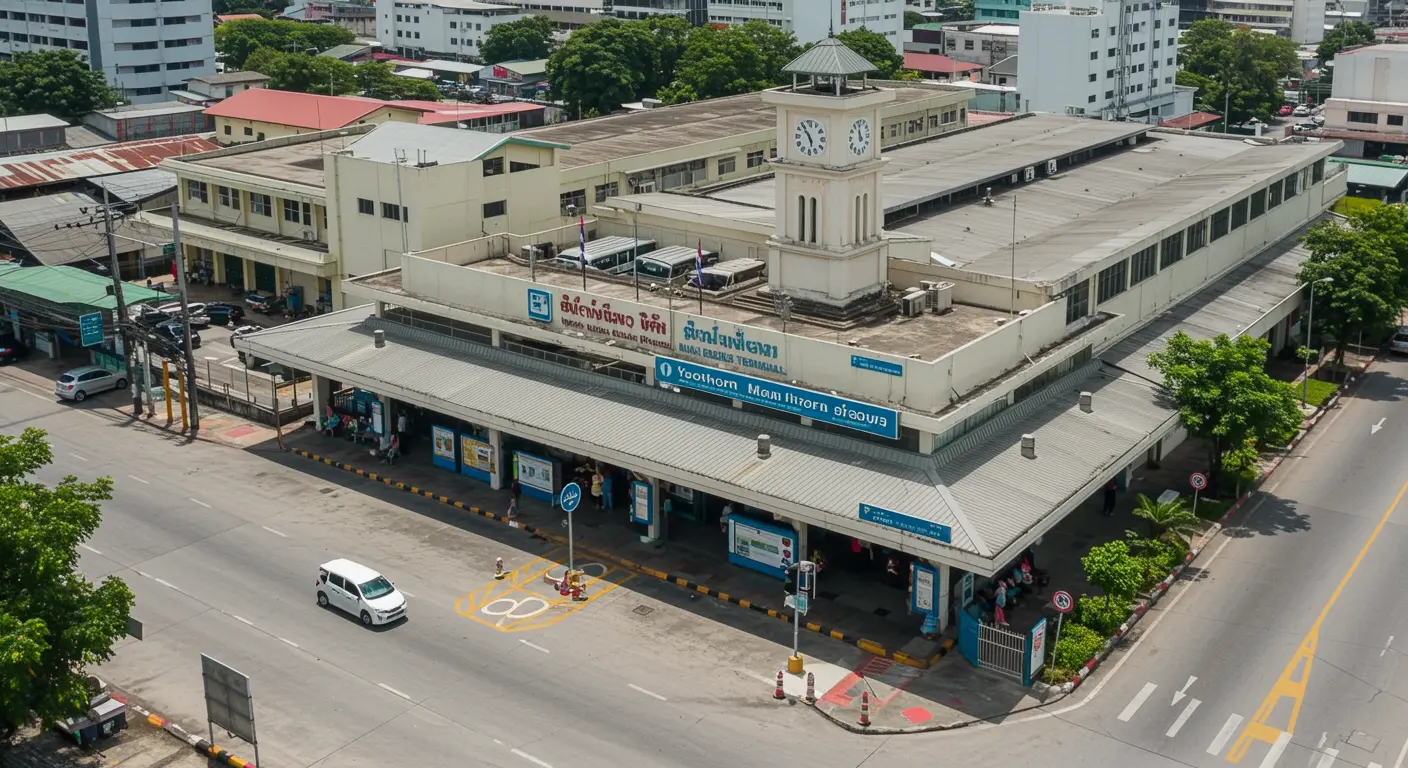 yasothorn Main bus Station - Origin point for yasothorn to bangkok route